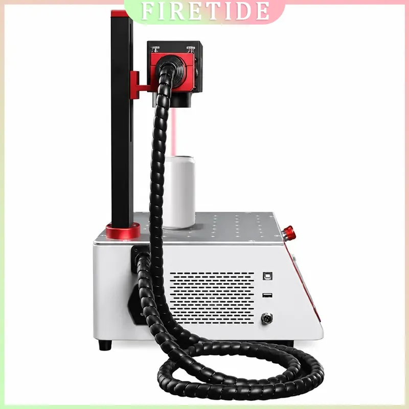 Industrial Handheld Laser Printer - เครื่องมาร์กกิ้งด้วยเลเซอร์ไฟเบอร์แบบพกพา 20W 30W 50W 100W เครื่องแกะสลักโลหะอเนกประสงค์แบบตั้งโต๊ะและแบบมือถือ