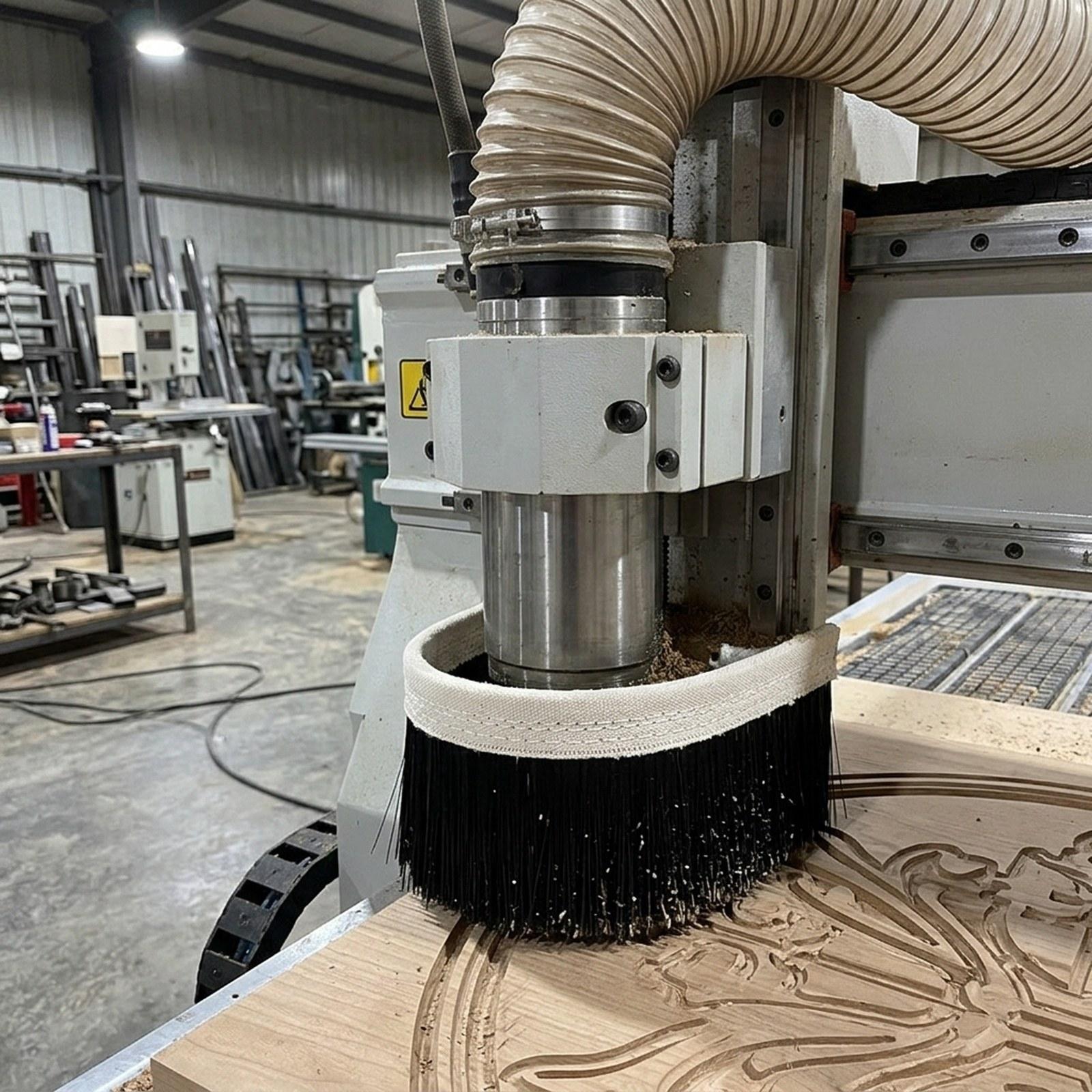 Dust Shoe Cnc - แปรงดูดฝุ่น CNC ใช้งานง่าย แข็งแรง ติดตั้งรวดเร็ว แปรงปัดฝุ่น