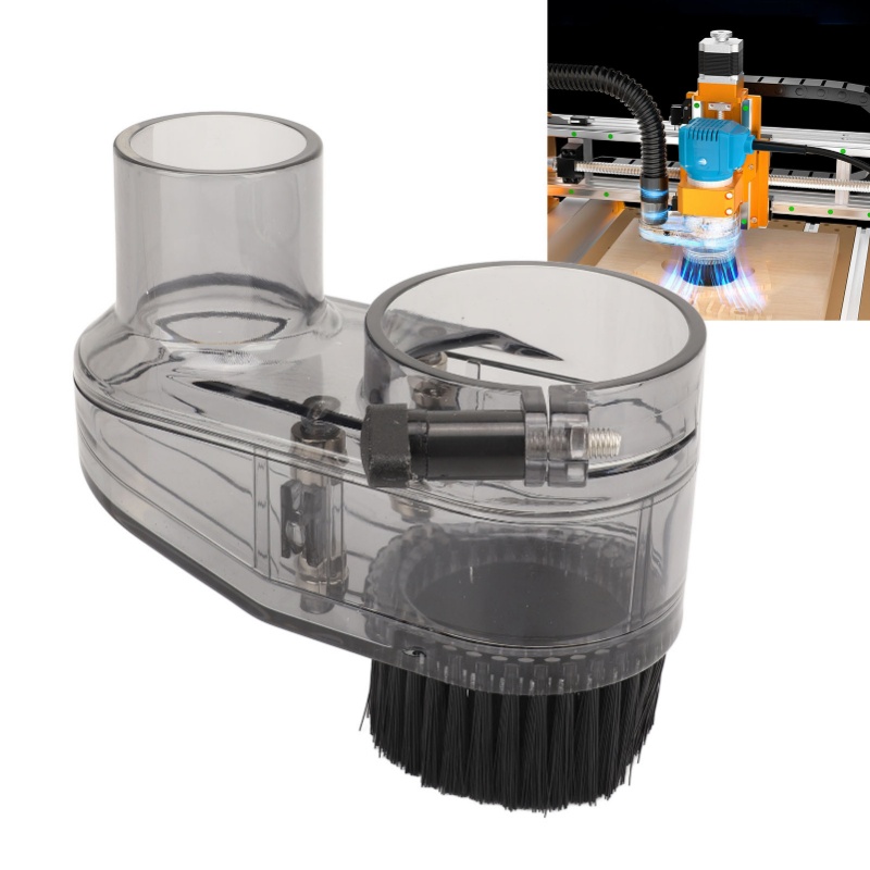 Dust Shoe Cnc - ฝาครอบกันฝุ่นสำหรับเครื่อง CNC Router ขนาดเส้นผ่านศูนย์กลาง 52 มม.