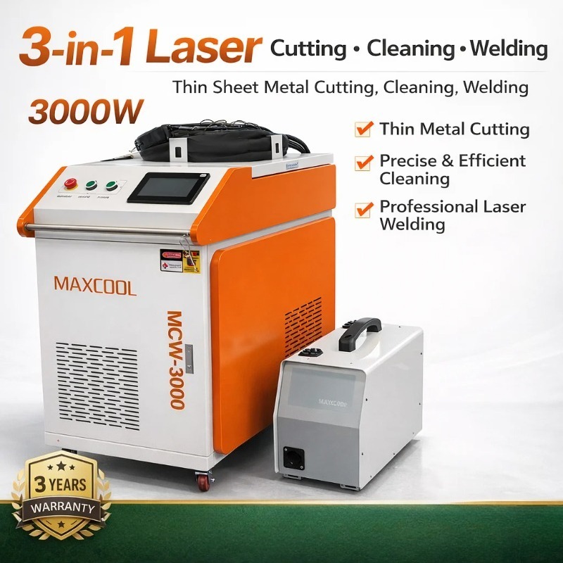 Industrial Laser Welding Machine - เครื่องเชื่อม 3 in 1 เครื่องทำความสะอาดด้วยเลเซอร์ เครื่องทำความสะอาดโลหะ