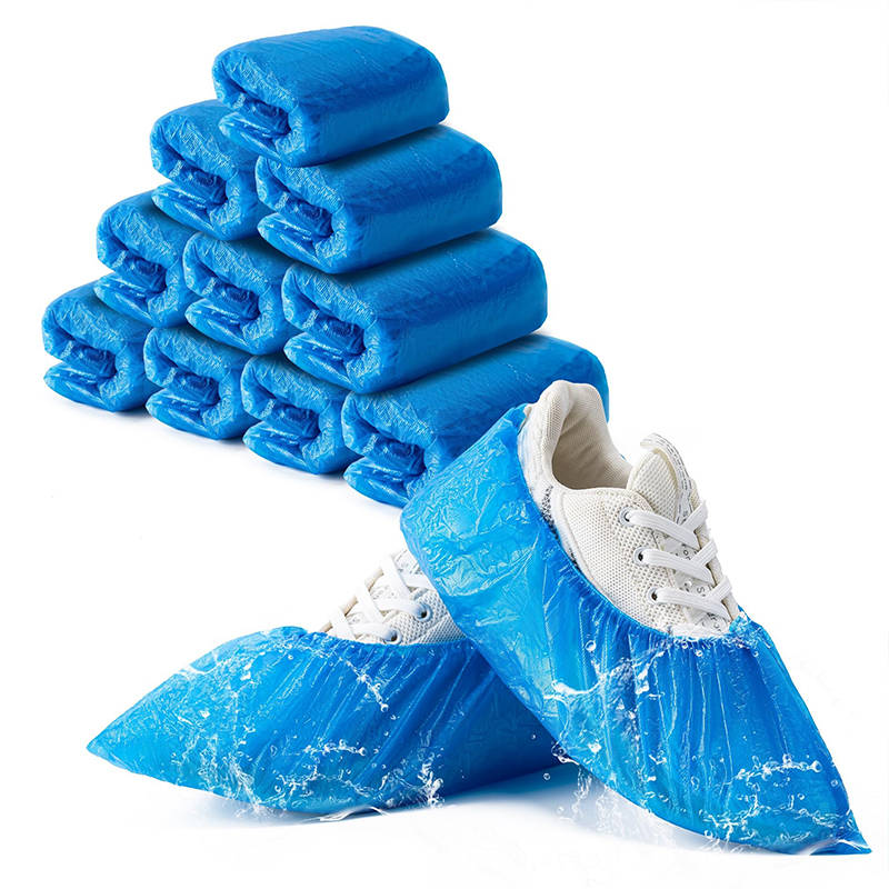 Dust Shoe Cnc - 100/200PCS ฝาครอบรองเท้ากันน้ำแบบใช้แล้วทิ้งพลาสติกกันลื่นฝาครอบเท้าแบบพกพา PE รองเท้าหุ้มรองเท้าแบบมีแผ่นรองกันฝนฝาครอบรองเท้ากันโคลน