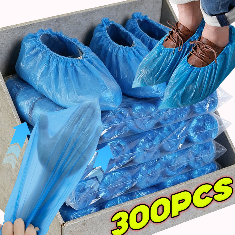 Dust Shoe Cnc - ผ้าคลุมรองเท้าแบบใช้แล้วทิ้ง ผ้าคลุมรองเท้าพลาสติกกันลื่น ผ้าคลุมรองเท้ากันโคลน ผ้าคลุมรองเท้ากันฝน ผ้าคลุมรองเท้าแบบใช้แล้วทิ้งแบบสากล ผ้าคลุมรองเท้าป้องกัน