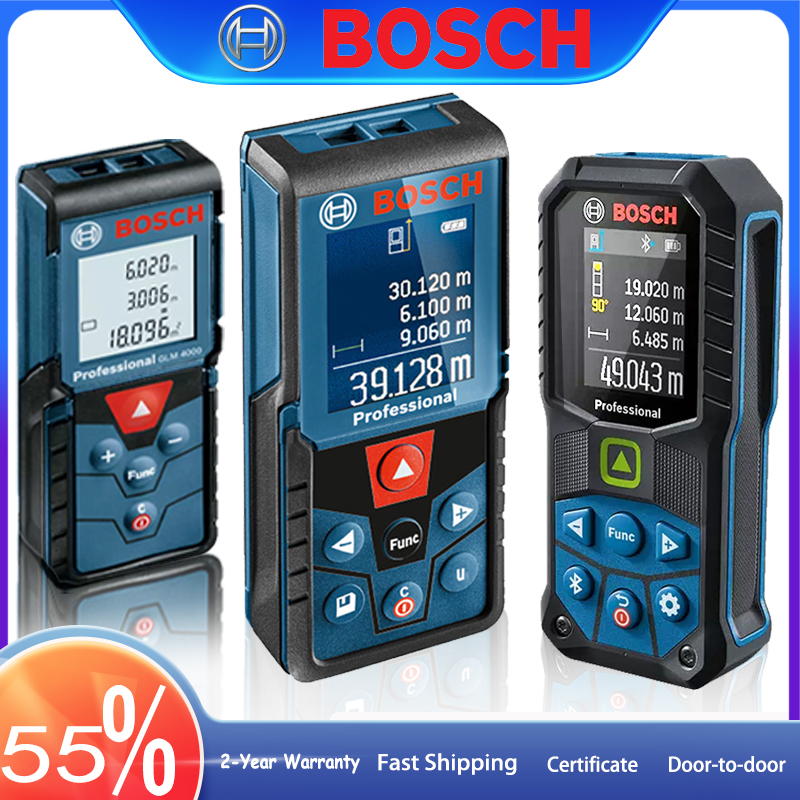 Industrial Laser Tape Measure - เครื่องวัดระยะเลเซอร์ BOSCH รุ่นดั้งเดิม GLM4000 GLM50 -23G