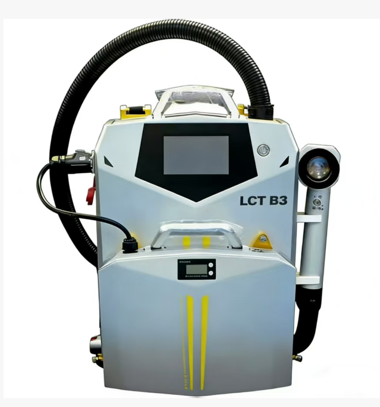 Industrial Laser Cleaning - เครื่องทำความสะอาดด้วยเลเซอร์พัลส์แบบพกพา รุ่นใหม่ 200W/300W/500W ใช้แบตเตอรี่ในตัว สำหรับทำความสะอาดรอยเชื่อม สี