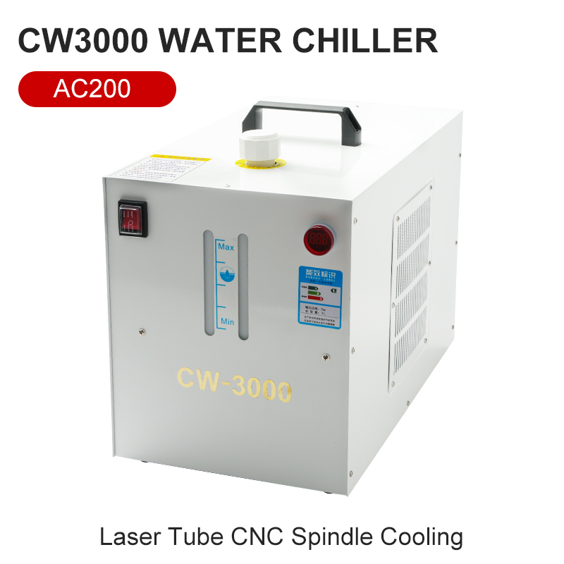 Laser Chiller Water Cooler - อุตสาหกรรม Chiller CW-3000 9L เลเซอร์แกะสลัก Chiller