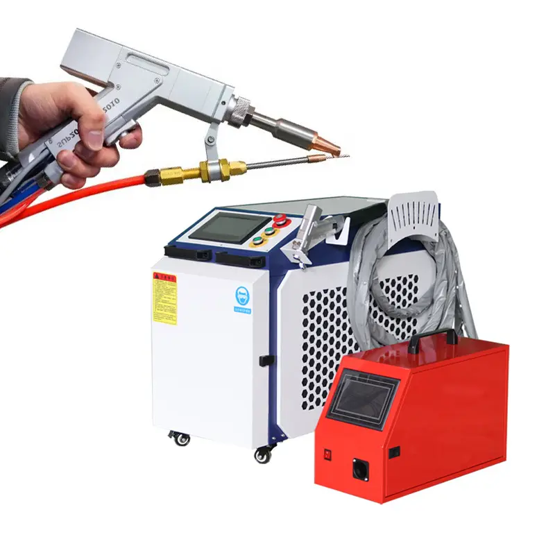 Industrial Laser Welding Machine - เครื่องเชื่อมเลเซอร์แบบป้อนลวดคู่ 4 in 1 เครื่องเชื่อมเลเซอร์แบบมือถือ ราคาเครื่องเชื่อมเลเซอร์แบบพกพา