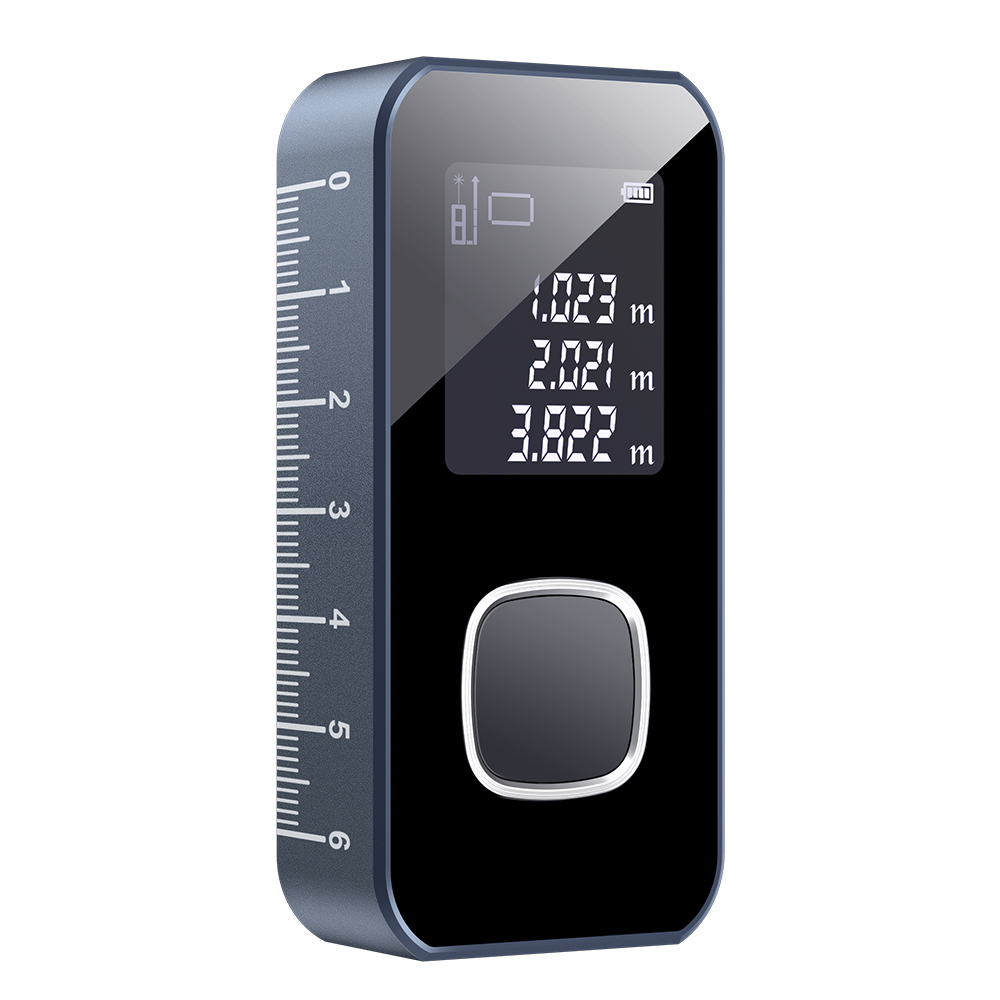 Industrial Laser Tape Measure - เครื่องวัดระยะเลเซอร์ 60M เครื่องวัดระยะเลเซอร์อัจฉริยะจอแสดงผล LCD เครื่องค้นหาระยะอัจฉริยะไม้บรรทัดดิจิตอลเทปเลเซอร์วัด