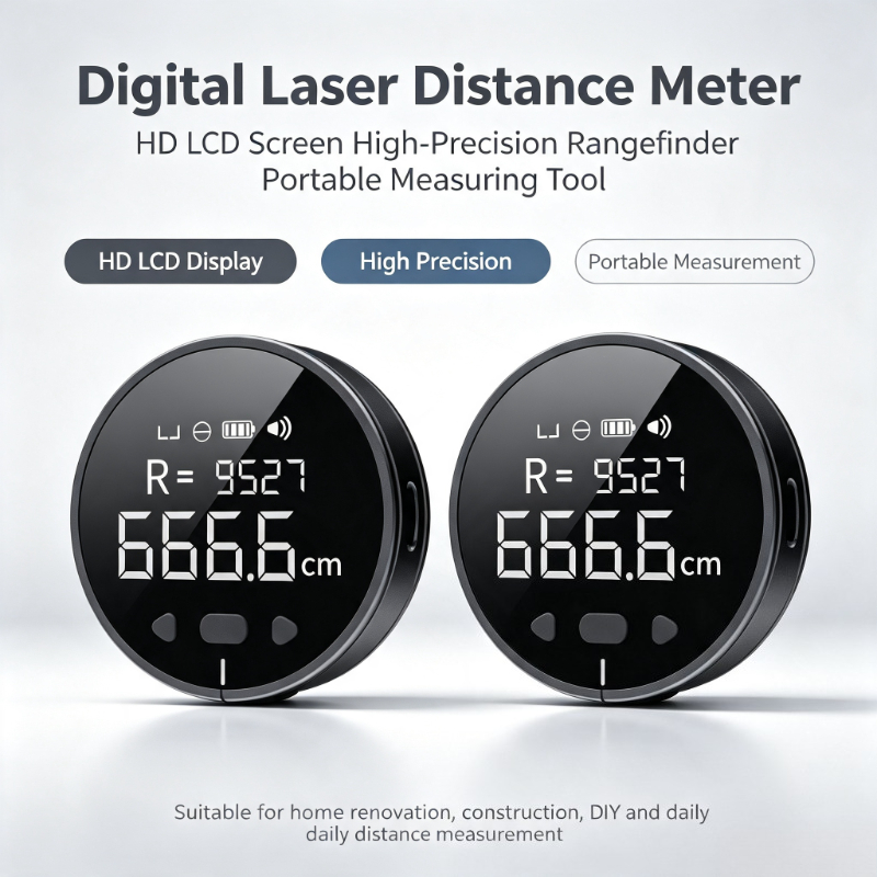 Industrial Laser Tape Measure - เครื่องวัดระยะทางด้วยเลเซอร์ดิจิตอล DUKA ATuMan Q หน้าจอ LCD