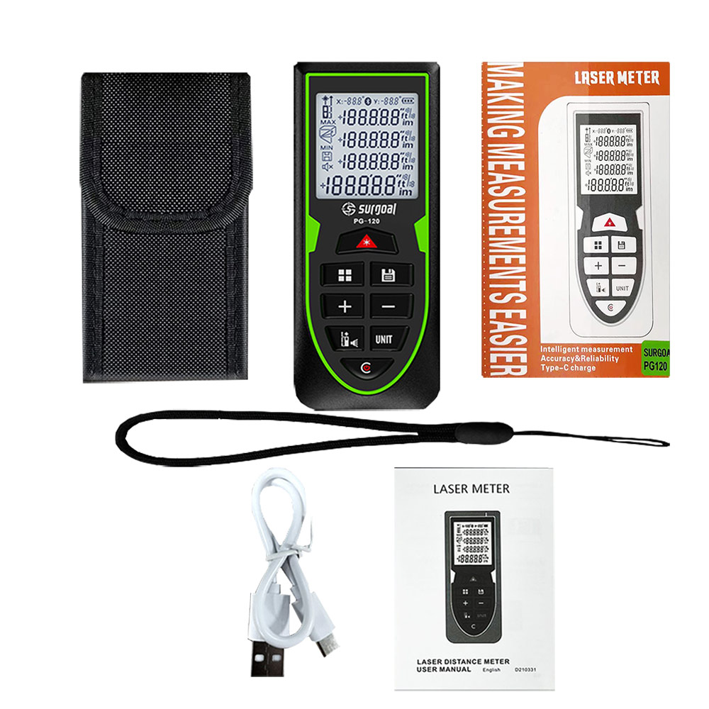เครื่องวัดระยะด้วยเลเซอร์สีเขี - Industrial Laser Tape Measure บทวิจารณ์และราคา