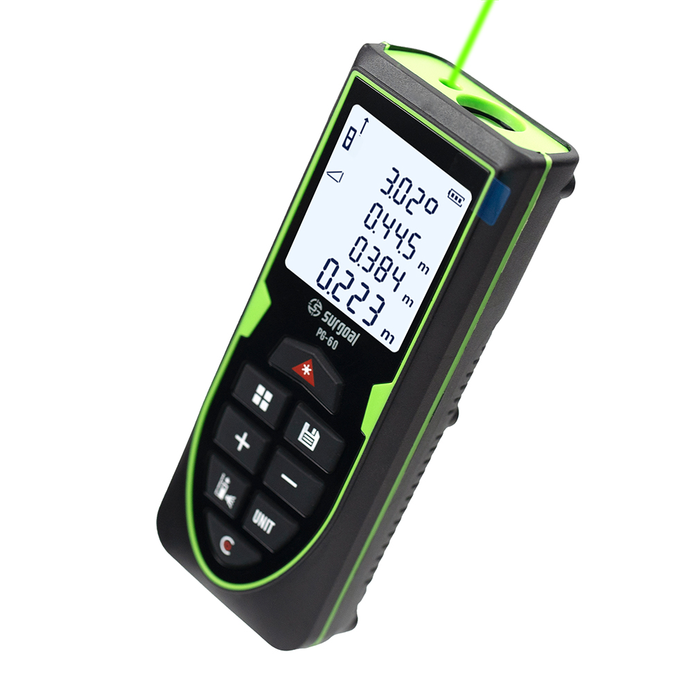 เครื่องวัดระยะด้วยเลเซอร์สีเขี - Industrial Laser Tape Measure บทวิจารณ์และราคา