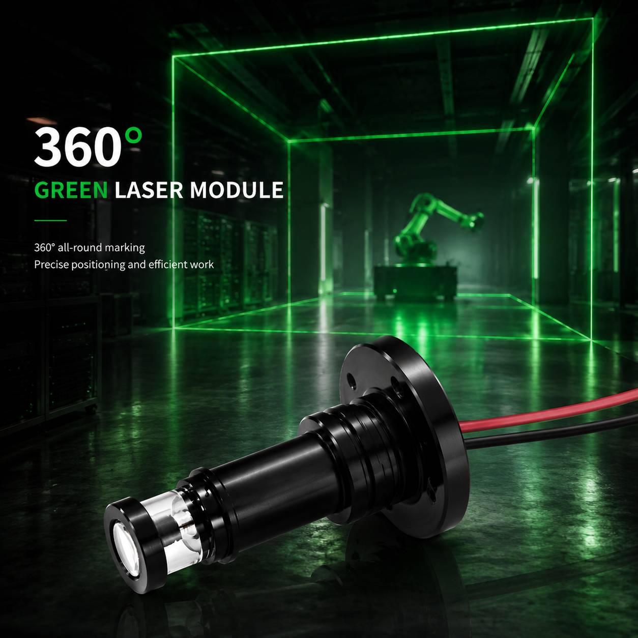 โมดูลเลเซอร์เส้นสีแดง 30mW แบบ - Industrial Laser Line Module บทวิจารณ์และราคา