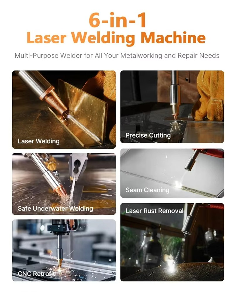 เครื่องเชื่อมและตัดไฟเบอร์เลเซ - Industrial Laser Removal บทวิจารณ์และราคา