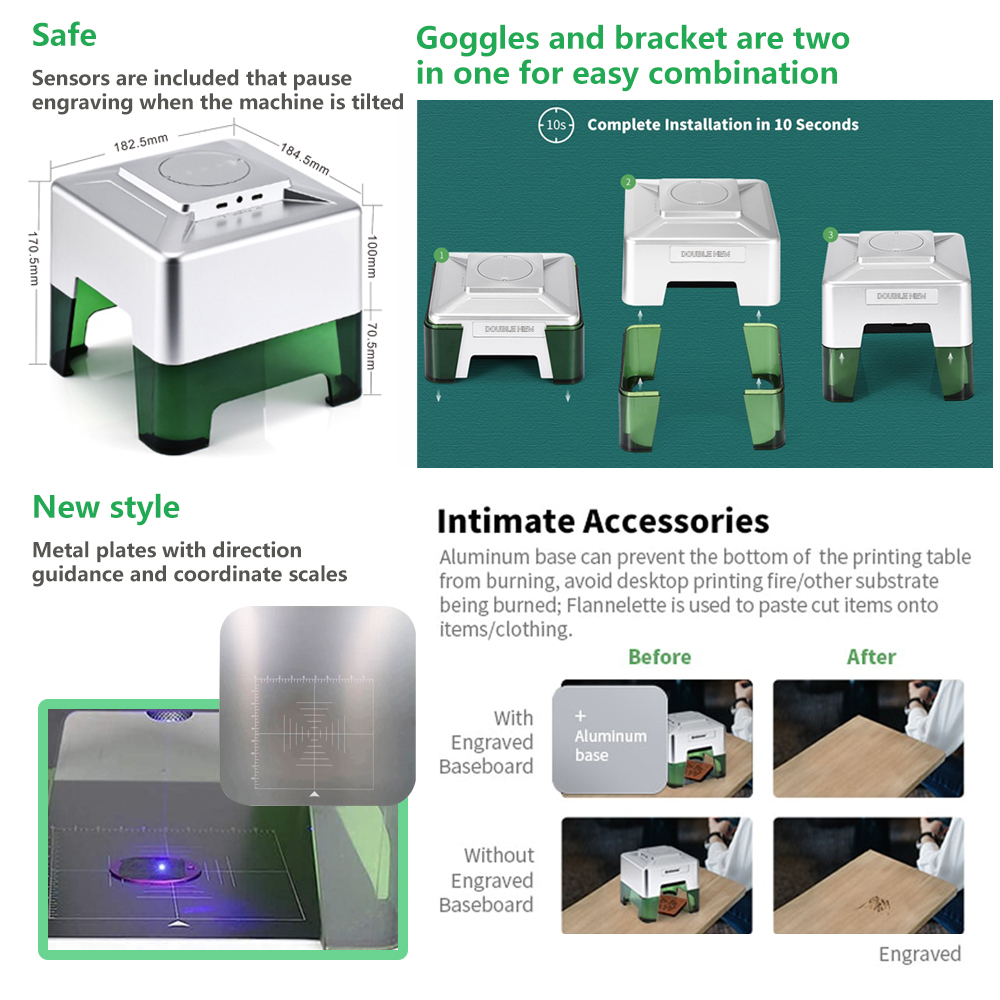 เครื่องแกะสลักเลเซอร์ขนาดเล็ก  - Industrial Handheld Laser Engraver บทวิจารณ์และราคา