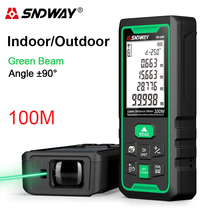 เครื่องวัดระยะด้วยเลเซอร์สีเขี - Industrial Laser Rangefinder บทวิจารณ์และราคา