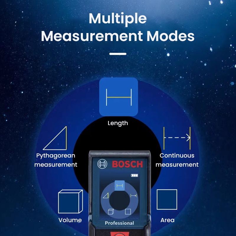 เครื่องวัดระยะเลเซอร์ BOSCH รุ - Industrial Laser Tape Measure บทวิจารณ์และราคา