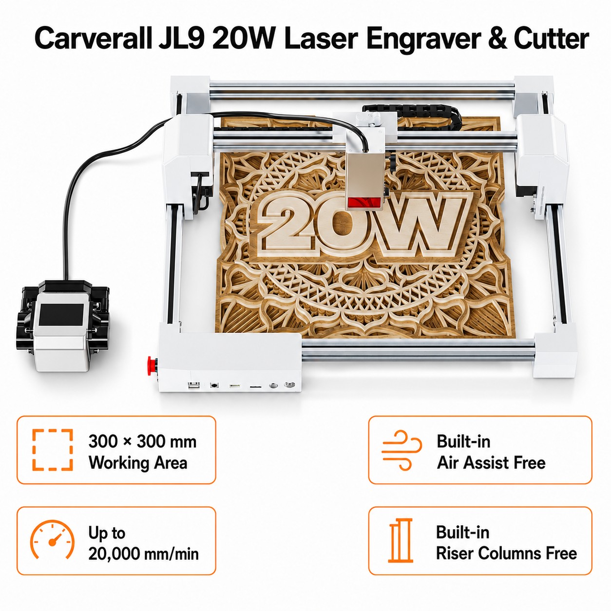 เครื่องแกะสลักเลเซอร์ Carveral - Industrial Laser Removal บทวิจารณ์และราคา