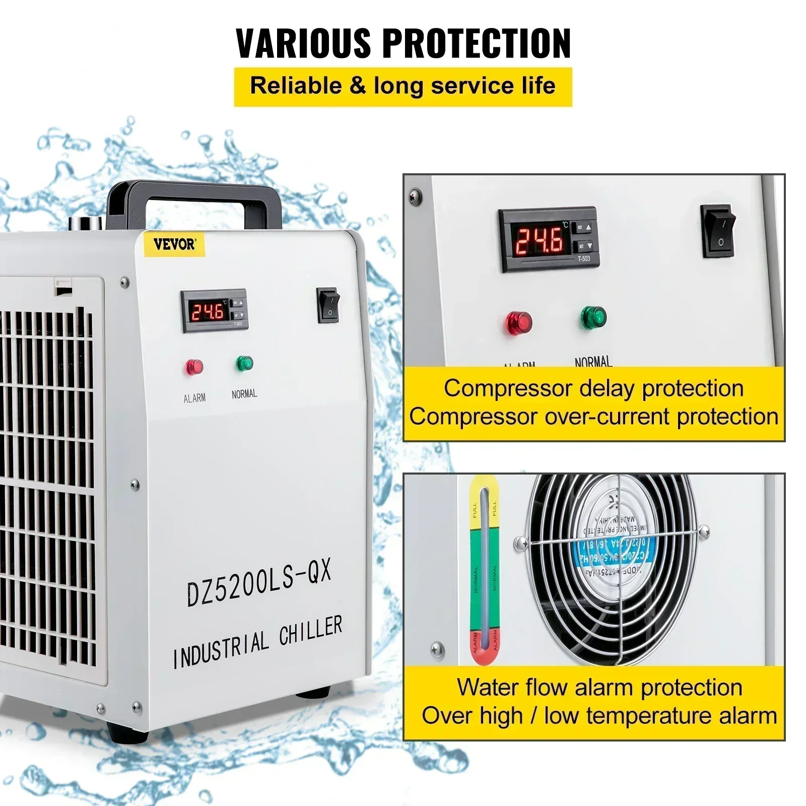 เครื่องทำความเย็นน้ำอุตสาหกรรม - Laser Chiller Water Cooler บทวิจารณ์และราคา