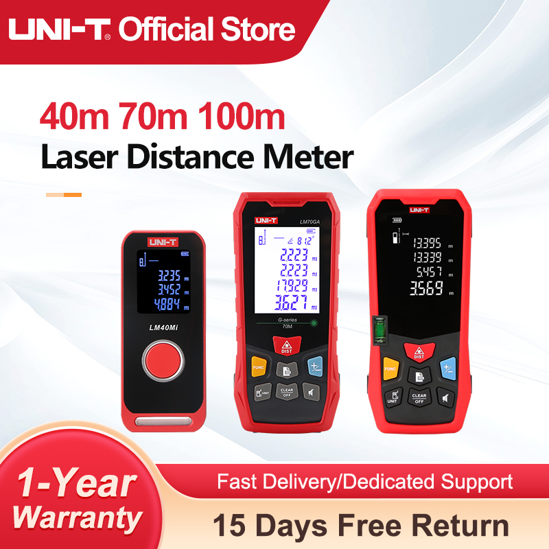 UNI-T เครื่องวัดระยะด้วยเลเซอร - Industrial Laser Tape Measure บทวิจารณ์และราคา